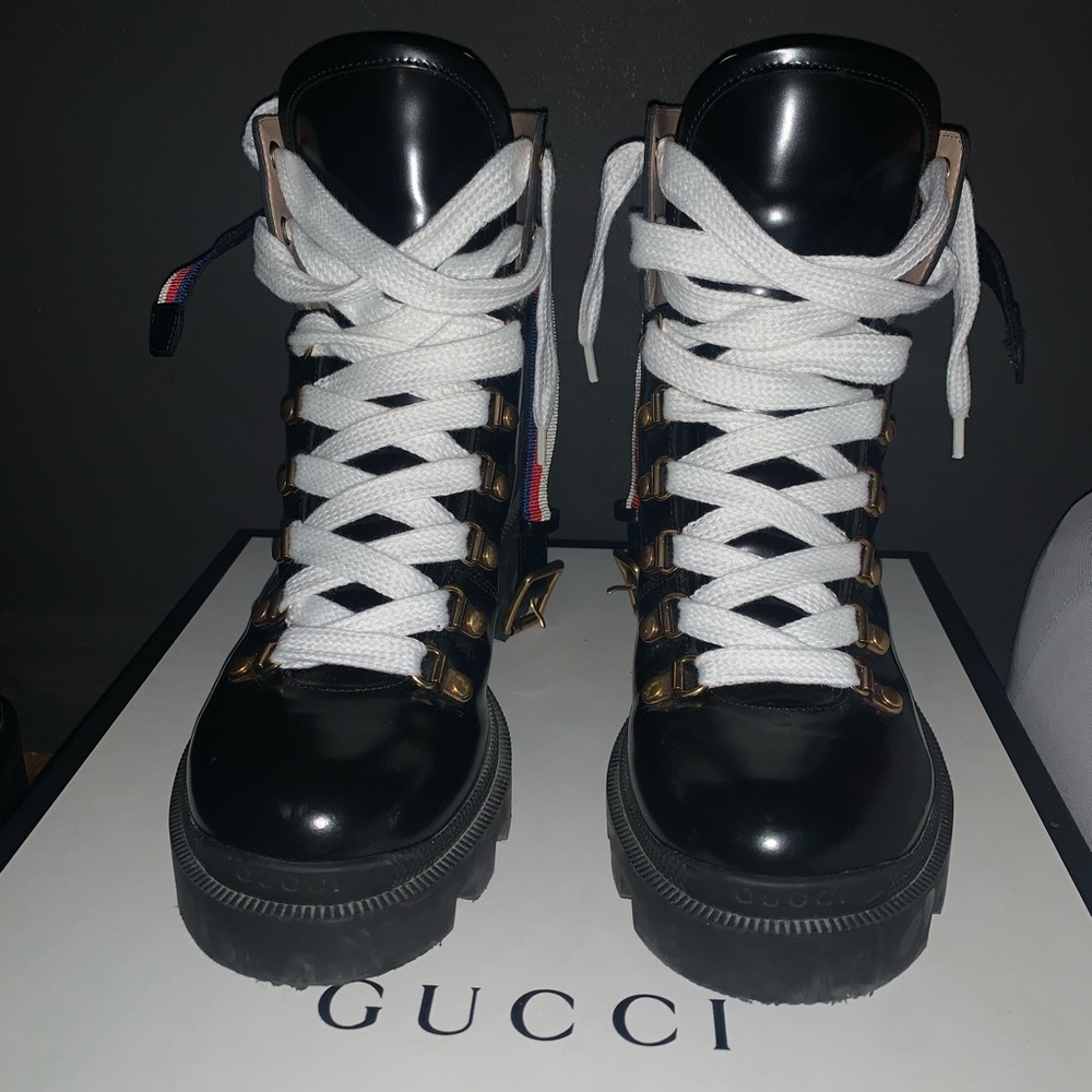 Gucci Trip lug sole combat boot